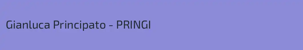 Gianluca Principato - PRINGI
